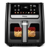Air Fryer Philco 6,5L Visor Glass e Redstone 1700W PAF65A por R$ 485,00