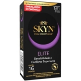 SKYN Preservativo Elite Com 16 Unidades em promoção na Amazon