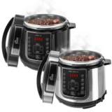 Panela de Pressão Elétrica Digital 6 Litros Preta ou Inox – Kian por R$ 349,90