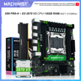 Placa-mãe PR9-H MACHINIST X99 LGA 2011-3 Combo Opcional com Processador Xeon E5 2670 V3 e Memória…
