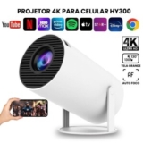 Projetor 150 Polegadas Celular Tv B0x Xbox PS Pc Wifi HY300 Pro Magcubic Envio Imediato com 77% d…