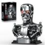 Blocos de Montar Robô Esqueleto Mecha T800 Figuras de Busto de Filme 1469 Peças por R$ 345,60