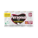 Personal Papel Higiênico Kilométrico Folha Dupla Com 20 Rolos 50M por R$ 55,02