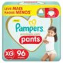 Fralda Pampers Premium Care Pants XG 96 Unidades: de R$ 182,45 por R$ 132,28