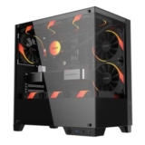 PCYES ForceField TWR Black Vulcan – GFFTWRBV: Gabinete Gamer Mid-tower com Vidro Temperado e Supo…