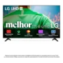 Smart TV LG UHD AI UA75 50 polegadas HDR10 Pro Processador α7 AI Ger8 webOS 25 em promoção na Mer…