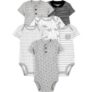 Achamos: Simple Joys by Carter’s Pacote com 6 bodies de manga curta para bebês e meninos Multicol…