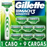 Achamos: Gillette Aparelho De Barbear Mach3 Sensitive + 9 Cargas por R$ 69,90