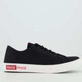 Achamos: Tênis Coca Cola Blend Classic Preto por R$ 87,04