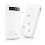 Power Bank 20000mah Carregador Portátil Turbo Rápido 22.5w Display Digital Branco em promoção na …